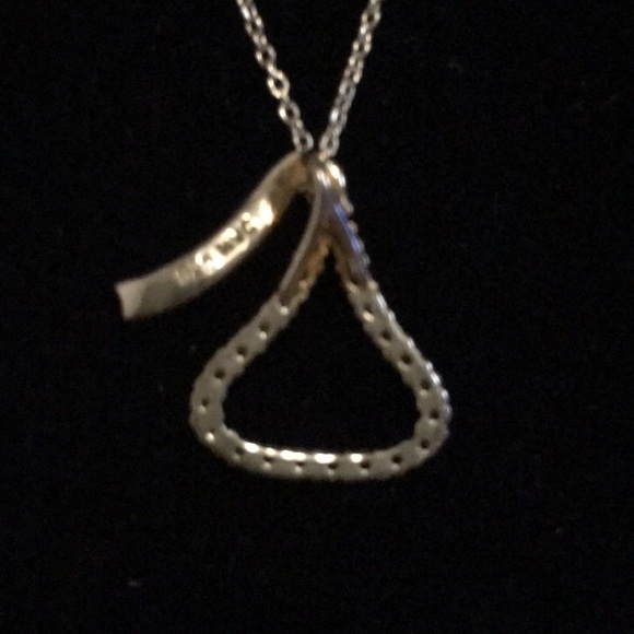 Avon Sterling Silver Hershey’s Kisses Necklace - Picture 2 of 4